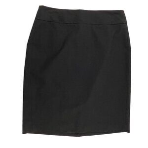 Banana Republic Women's Black Stretch Wool Pencil Skirt Classic Size 8